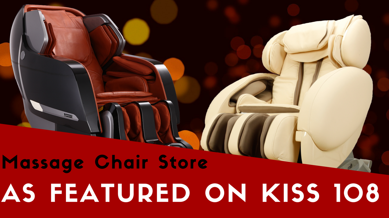 Massage Chair Store Featured on Kiss 108